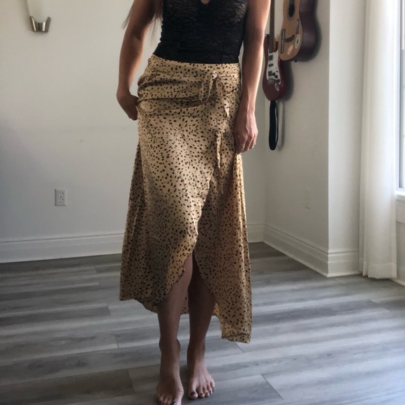 in loom Dresses & Skirts - Leopard Wrap Skirt